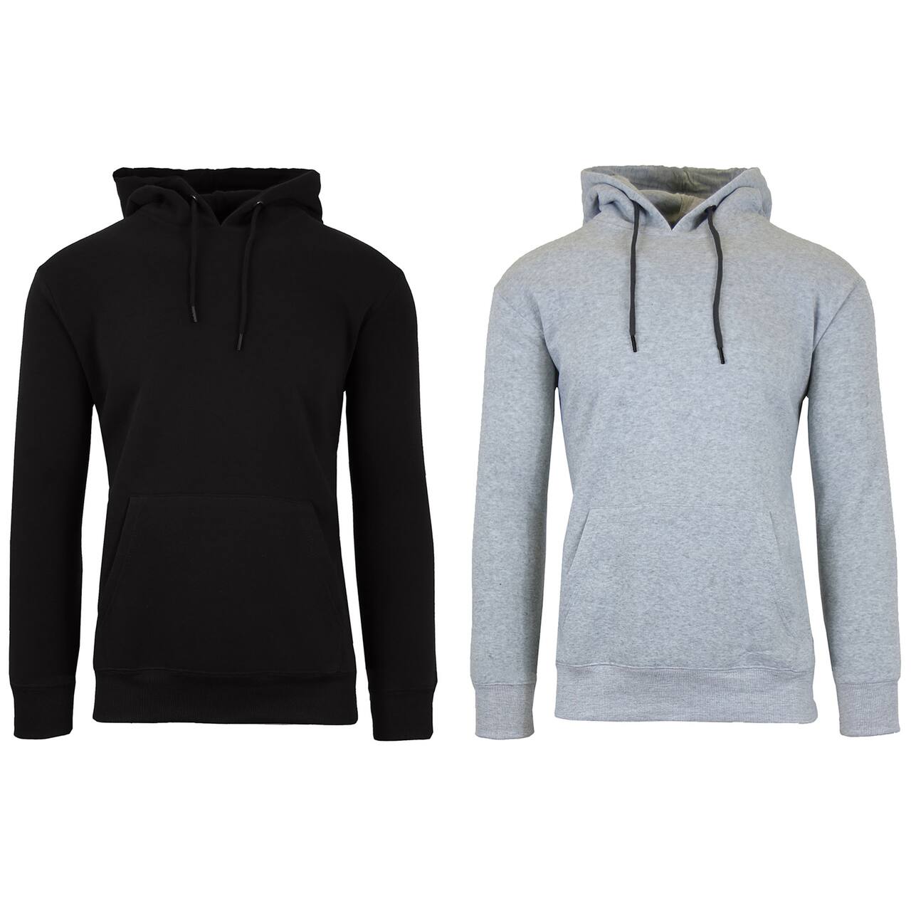 Galaxy by Harvic Heavyweight Fleece-Lined Men's Pullover Sweater Hoodie 2 Pack
